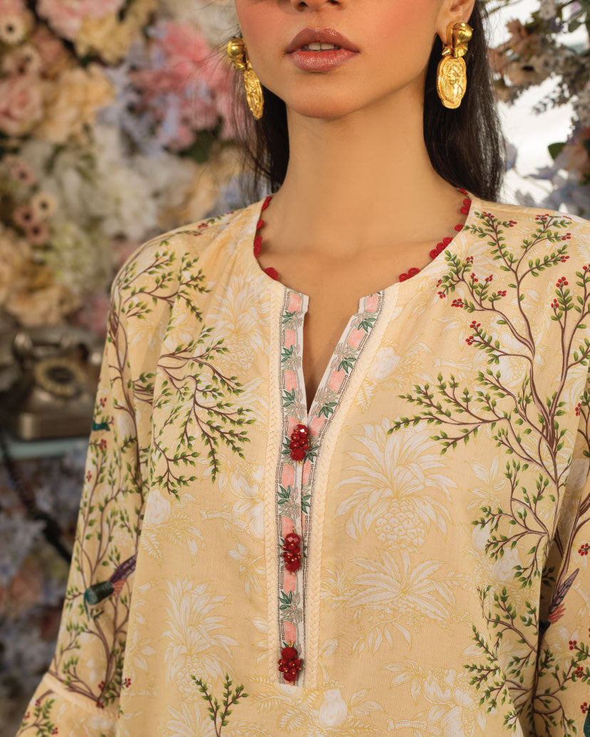 Subtle Grace - Classic Lawn Kurta Set