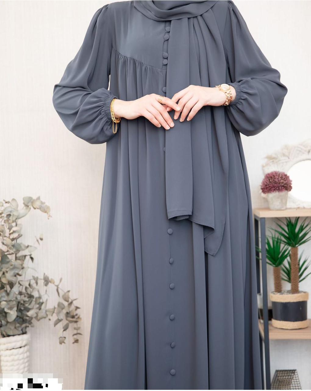 Sultan Abaya With Premium Stole – Elegant Luxury Modest Wear