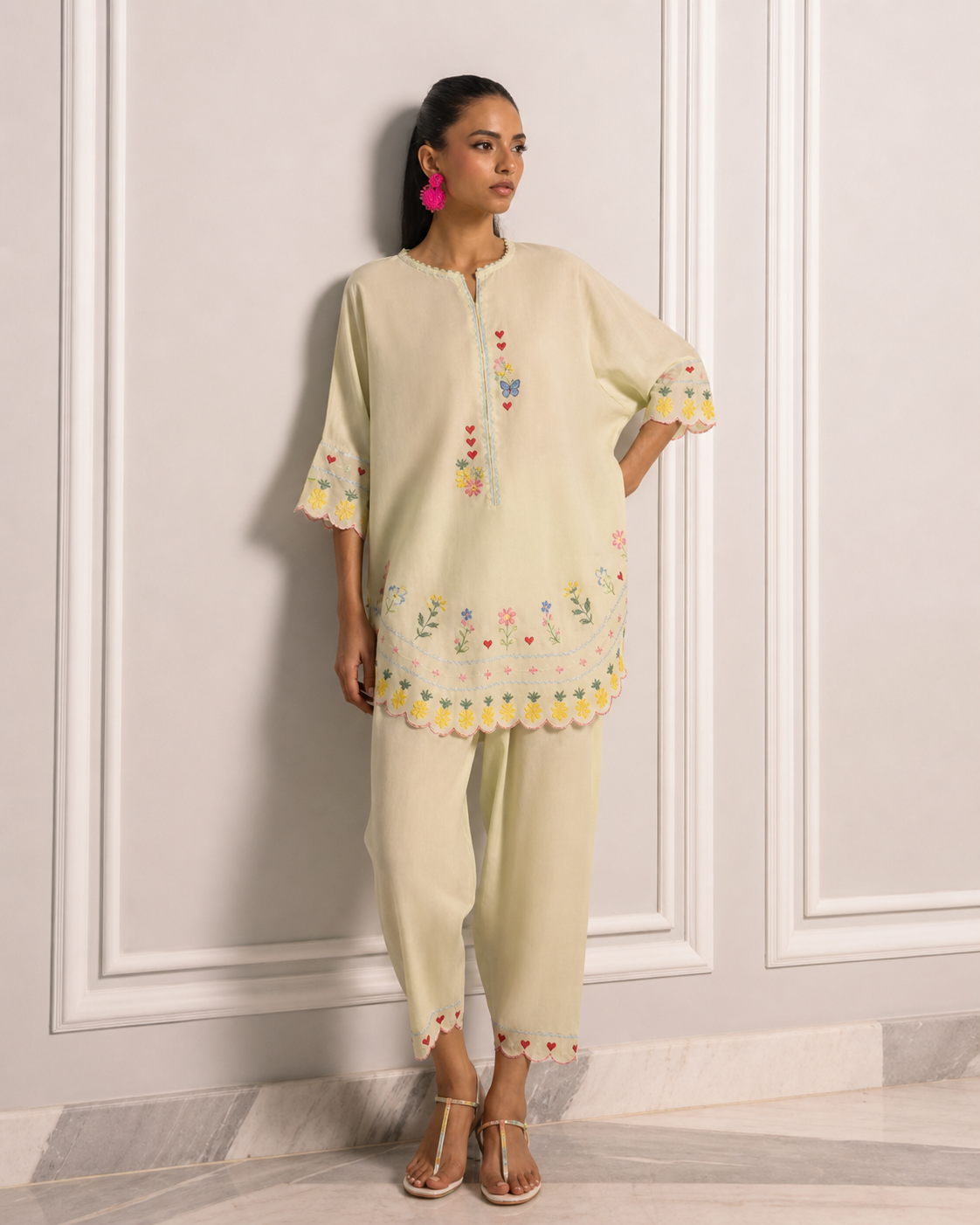 Lemontini Signature Lawn Co-Ord Set – Effortless Chic for Summer