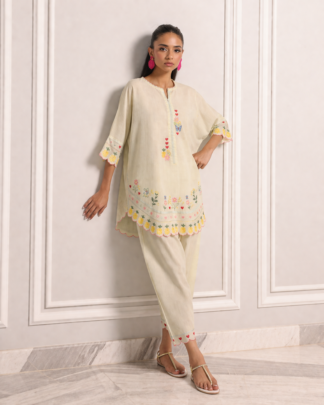 Lemontini Signature Lawn Co-Ord Set – Effortless Chic for Summer