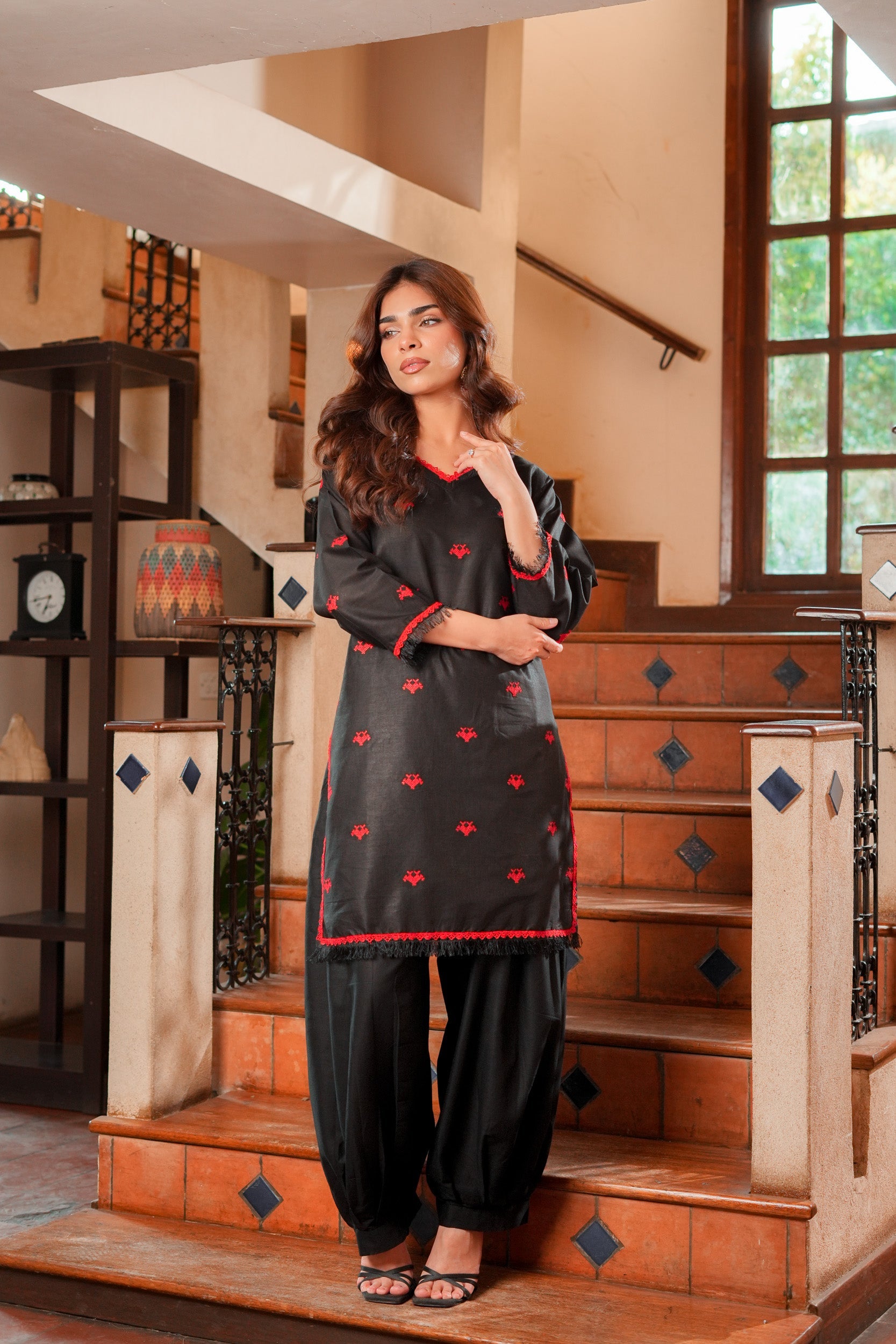 Zohra Noir – Elegant Black 3PC