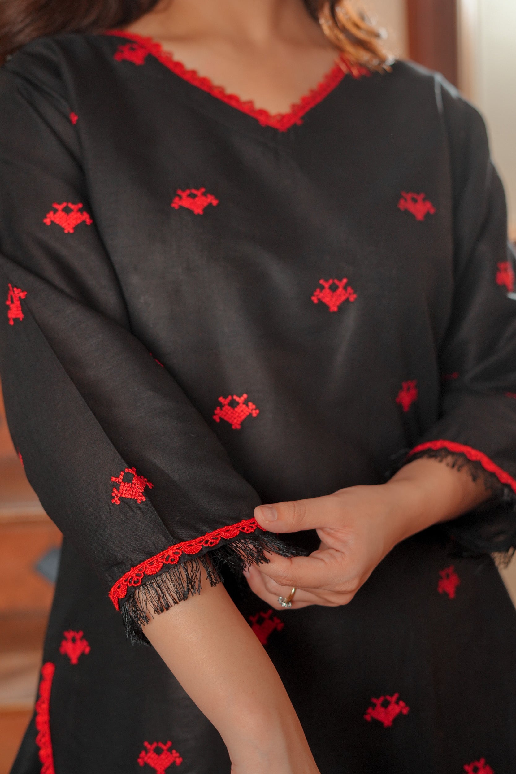 Zohra Noir – Elegant Black 3PC