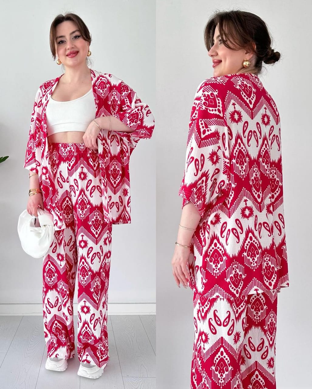 Chic Ikat Print 2-Piece Set – Effortless Style Meets Everyday Comfort