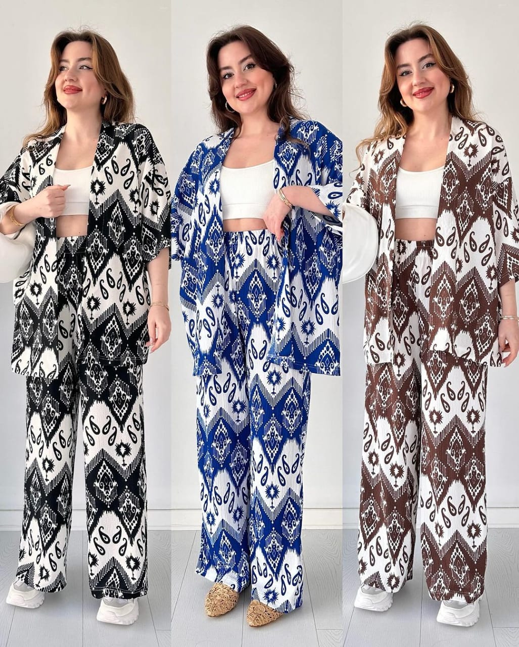 Chic Ikat Print 2-Piece Set – Effortless Style Meets Everyday Comfort