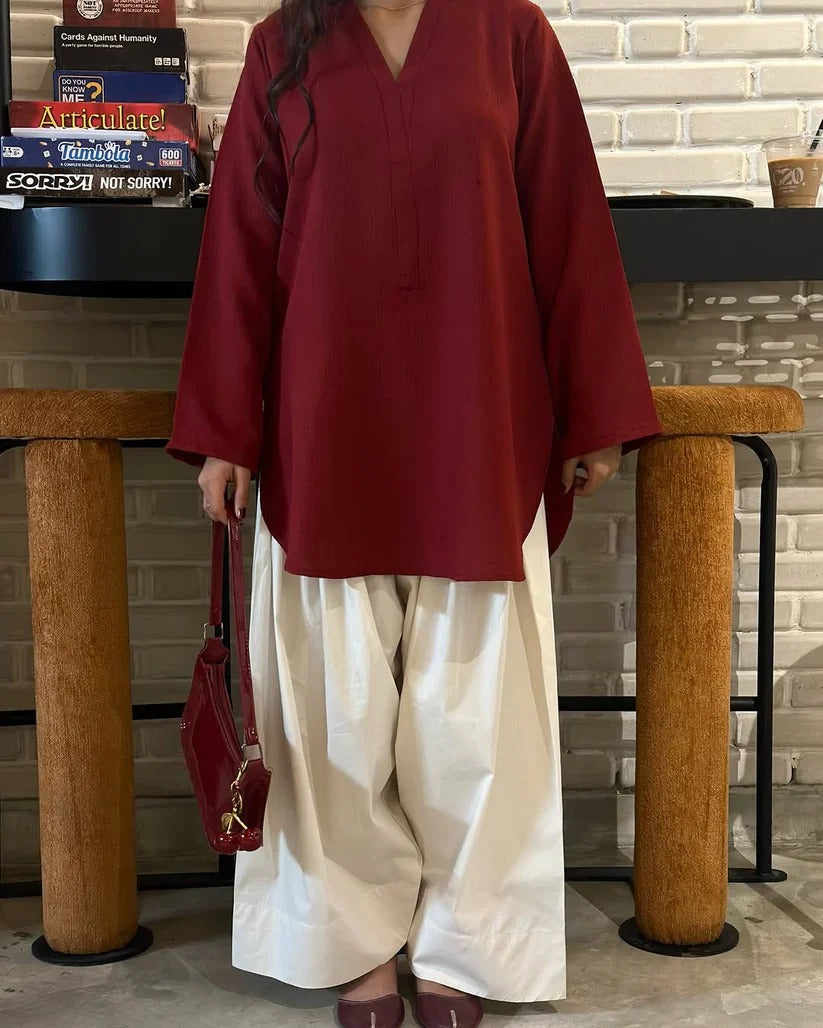 Cherry Royale Premium Lawn Co-Ord Set – Elegant 2PC
