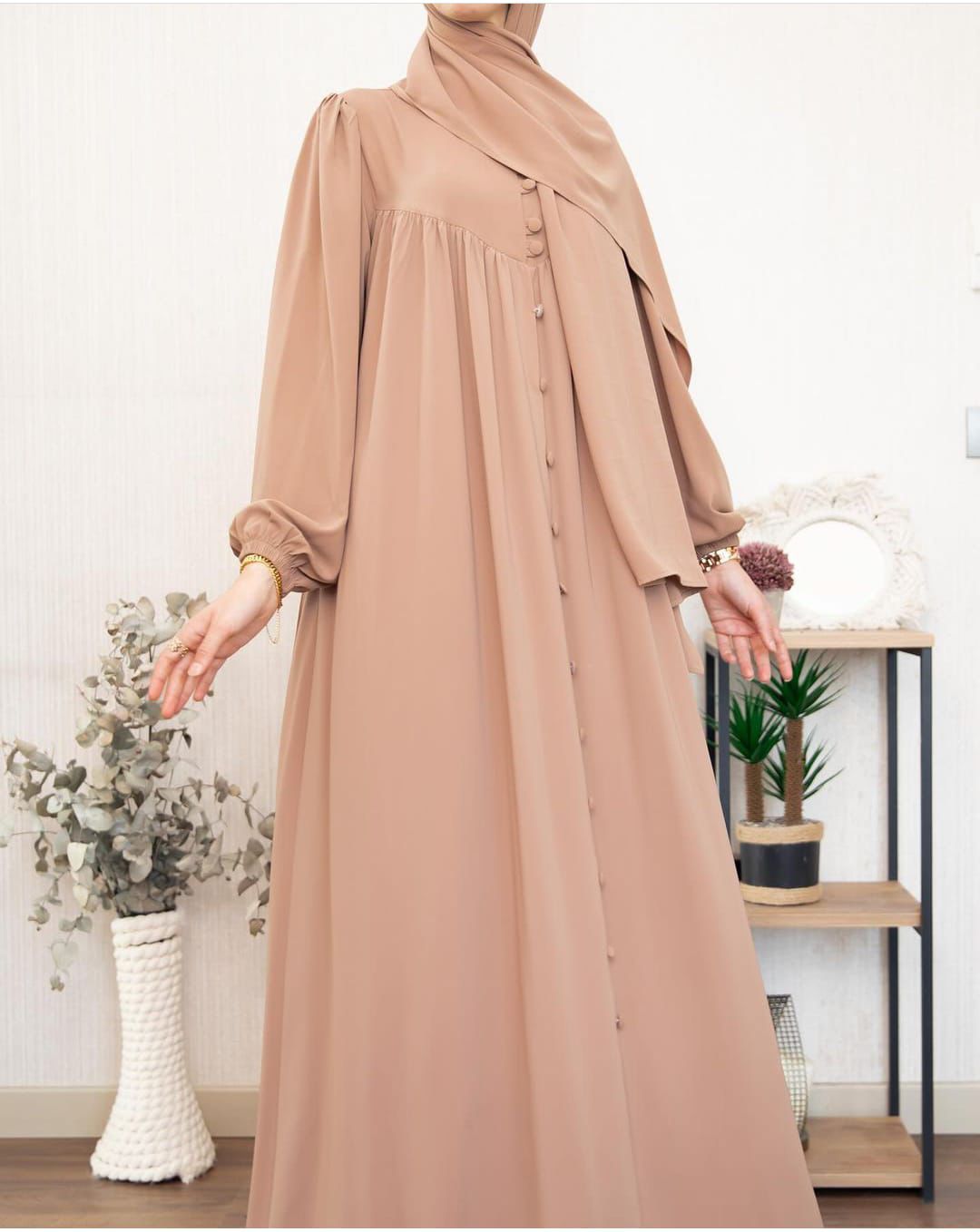 Sultan Abaya With Premium Stole – Elegant Luxury Modest Wear