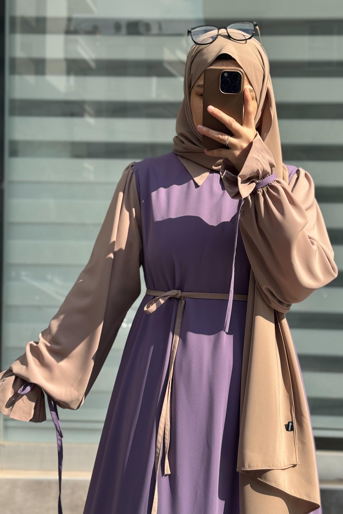 Aurelia Luxe Flow Abaya With Premium Stole – Elegant Modest Wear